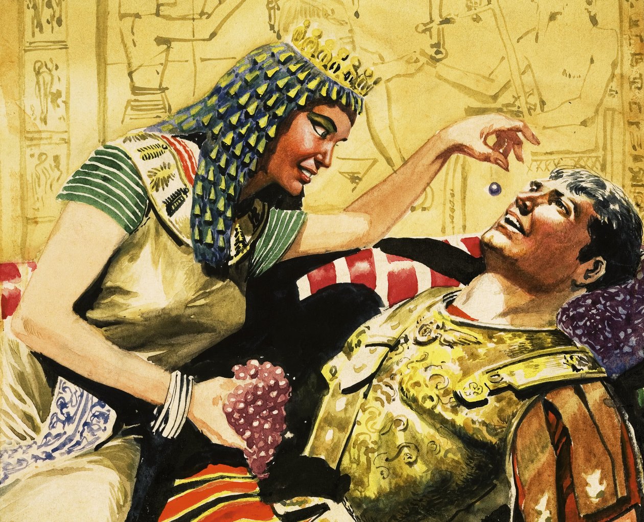 Kleopatra und Caesar von Don Lawrence