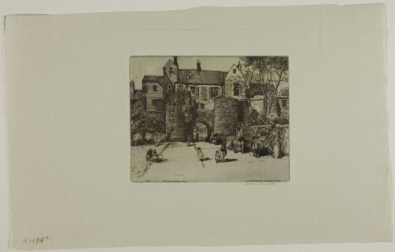La Porte Gayole, Boulogne-sur-Mer von Donald Shaw MacLaughlan