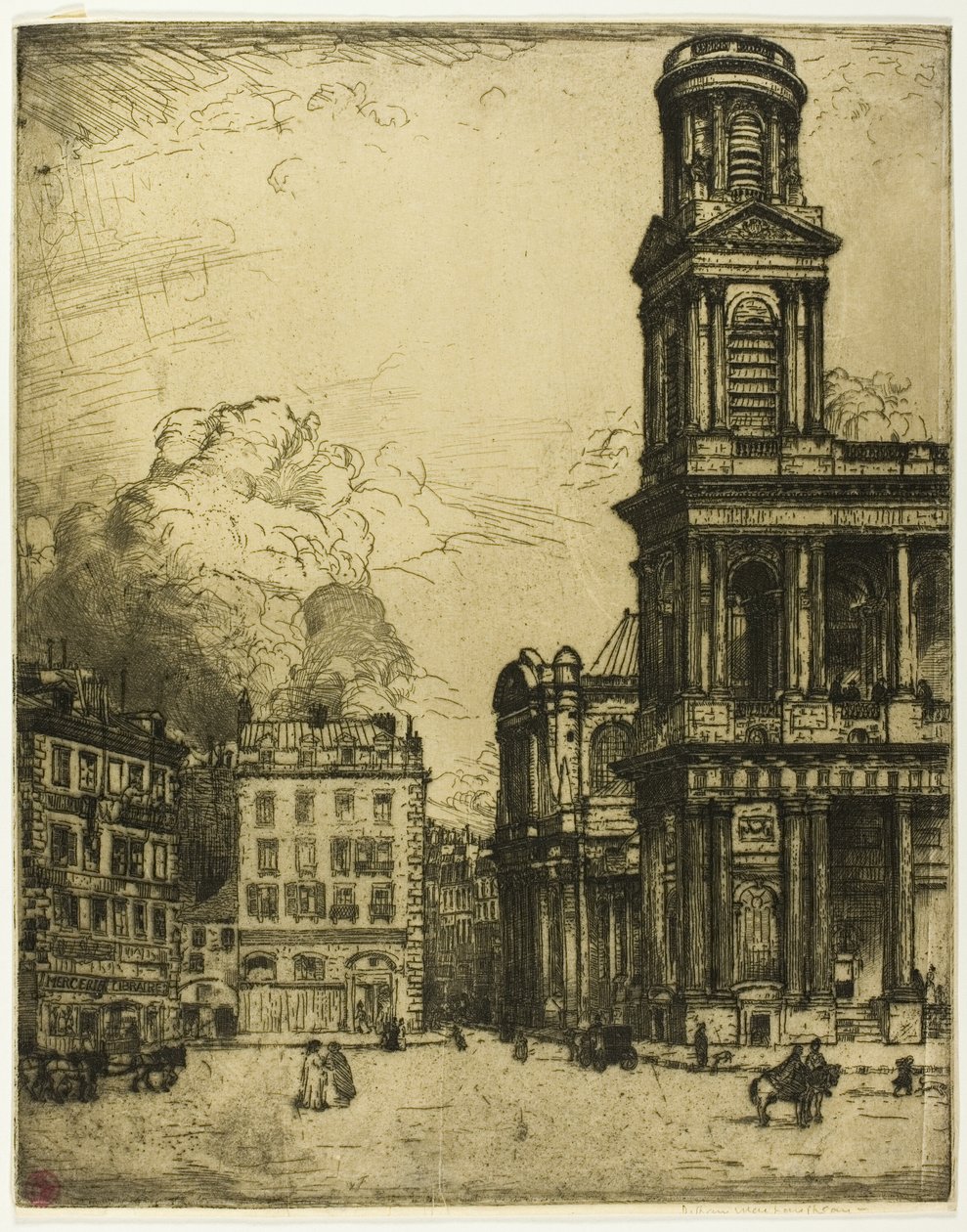 Saint Sulpice, Paris: Der große Turm von Donald Shaw MacLaughlan