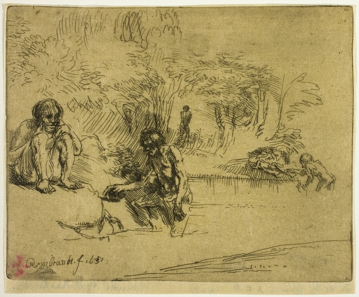 Die Badenden von Donald Shaw MacLaughlan
