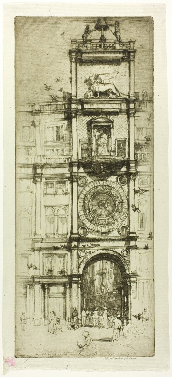 Der Uhrturm, Venedig von Donald Shaw MacLaughlan
