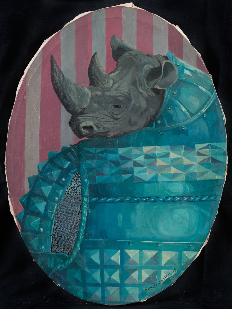 Das Nashorn, inspiriert von Dürer von Donatella Merlo