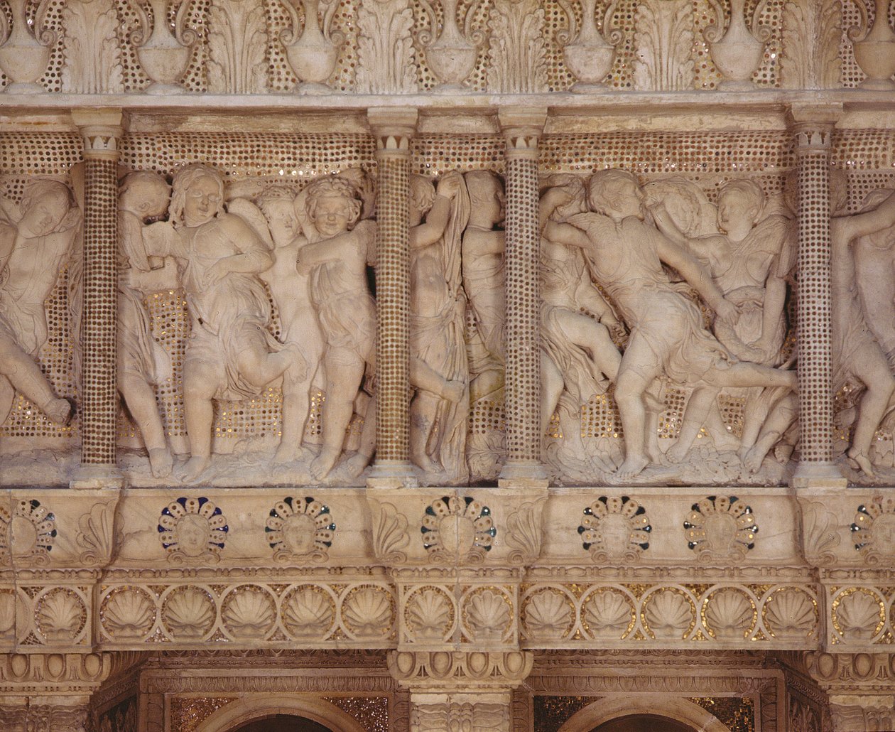 (Detail) aus der Cantoria, ca. 1433-38 von Donatello
