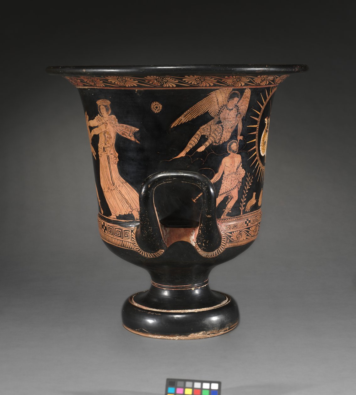 Detail von einer rotfigurigen Lekythos von Douris