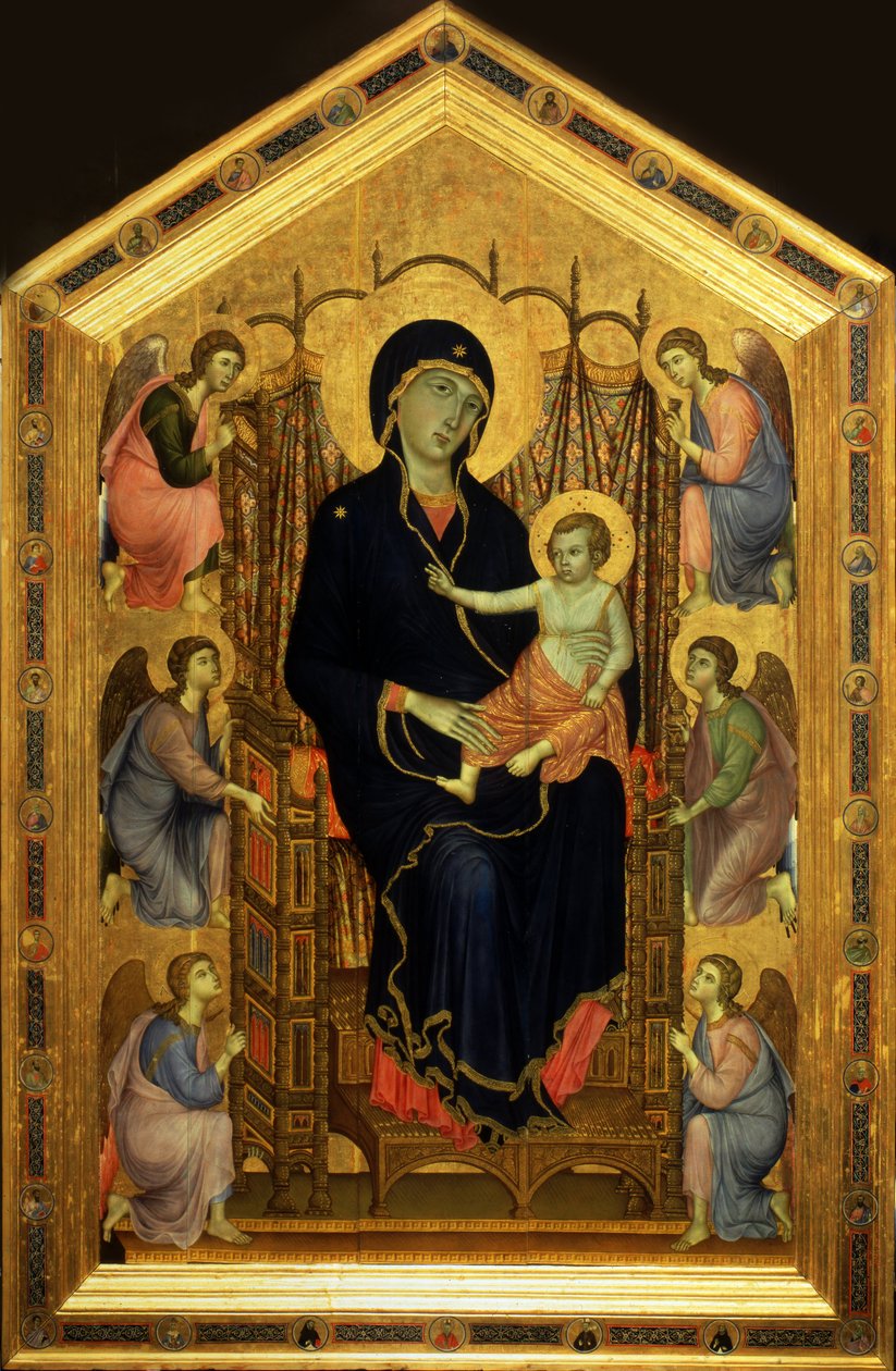 Die Rucellai-Madonna, ca. 1285-1286 von Duccio di Buoninsegna