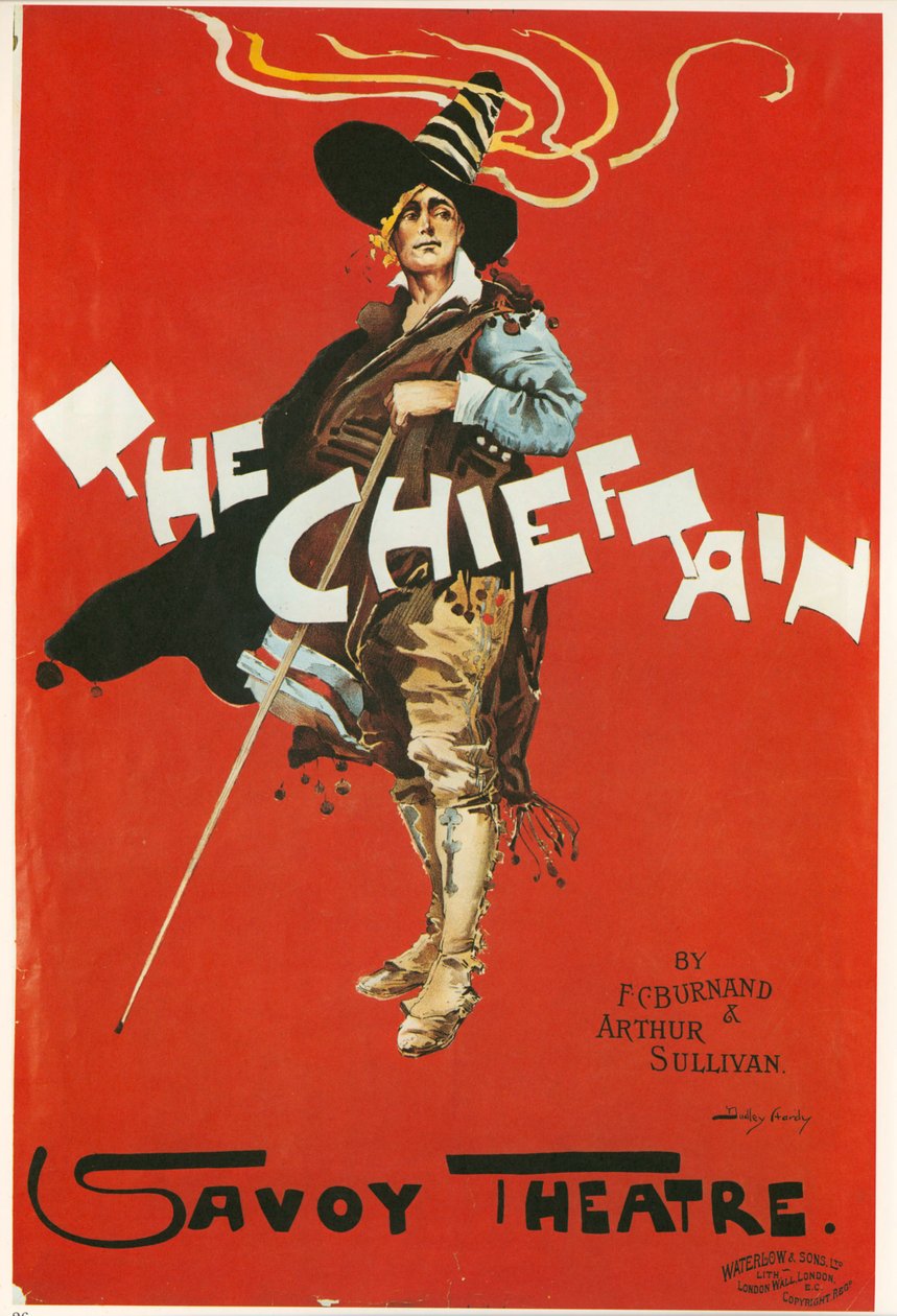 Der Häuptling, Savoy Theatre, ca. 1898 von Dudley Hardy
