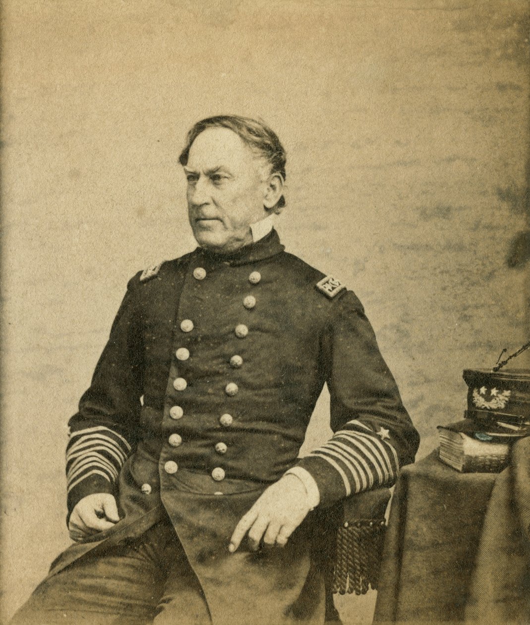 Vizeadmiral David Farragut (1801-70) ca. 1865 von E. Anthony