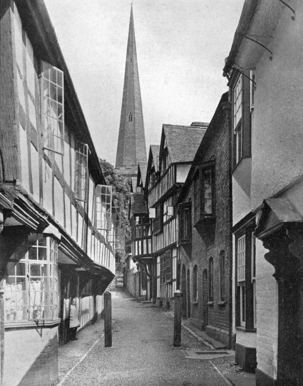 Church Lane, Ledbury, Herefordshire, 1924-1926 von E. Bastard