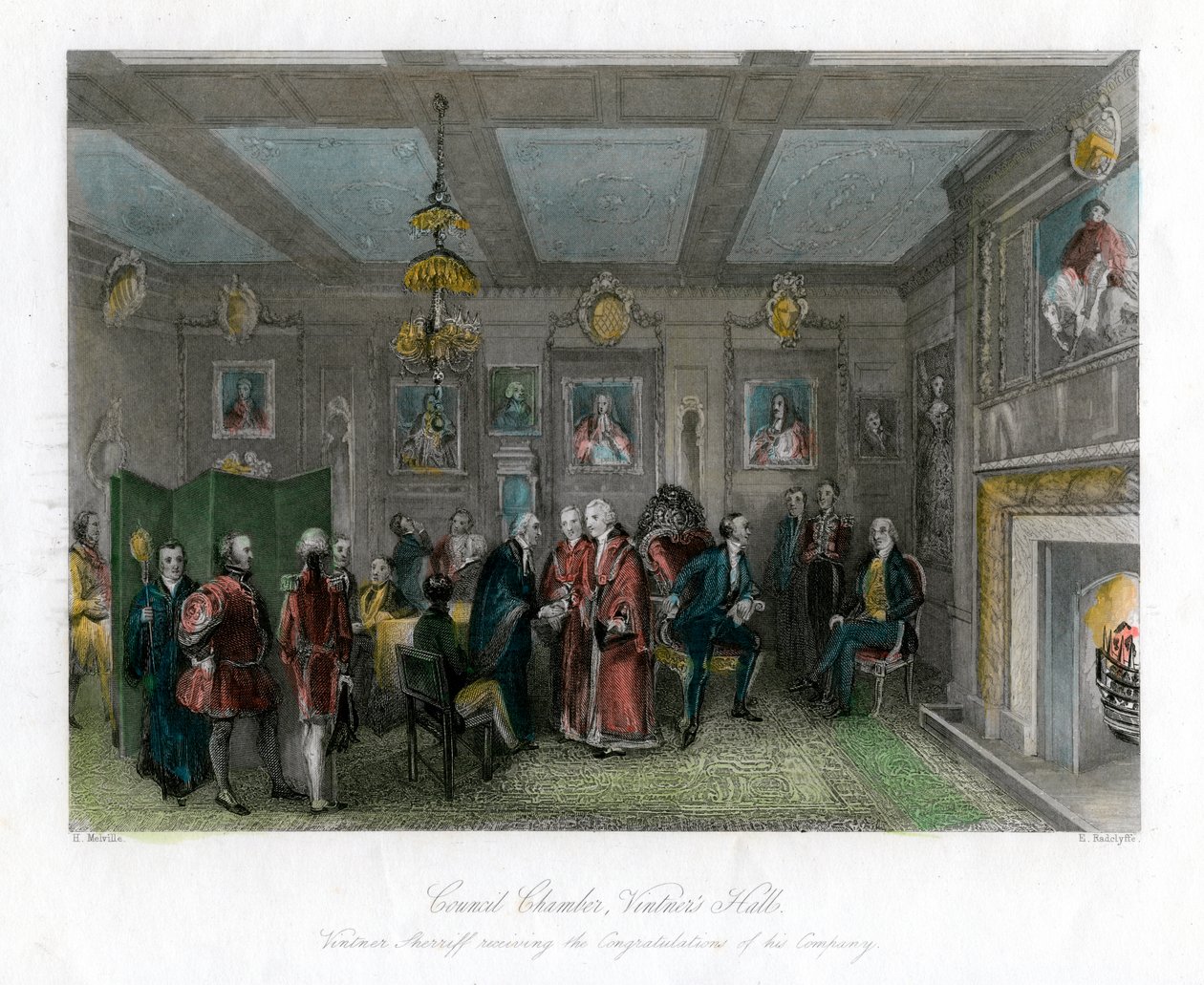 Ratssaal, Vintners Hall, City of London von E. Redclyffe
