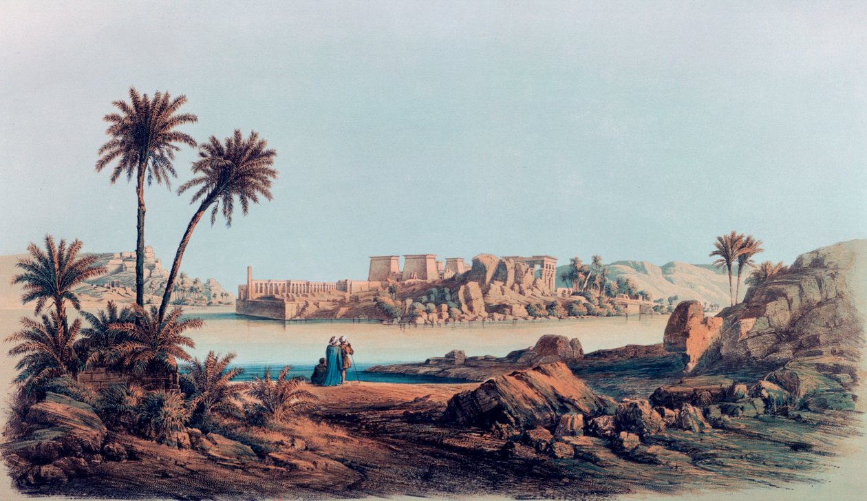 Philae, Ägypten, 1842-1845 von E Weidenbach