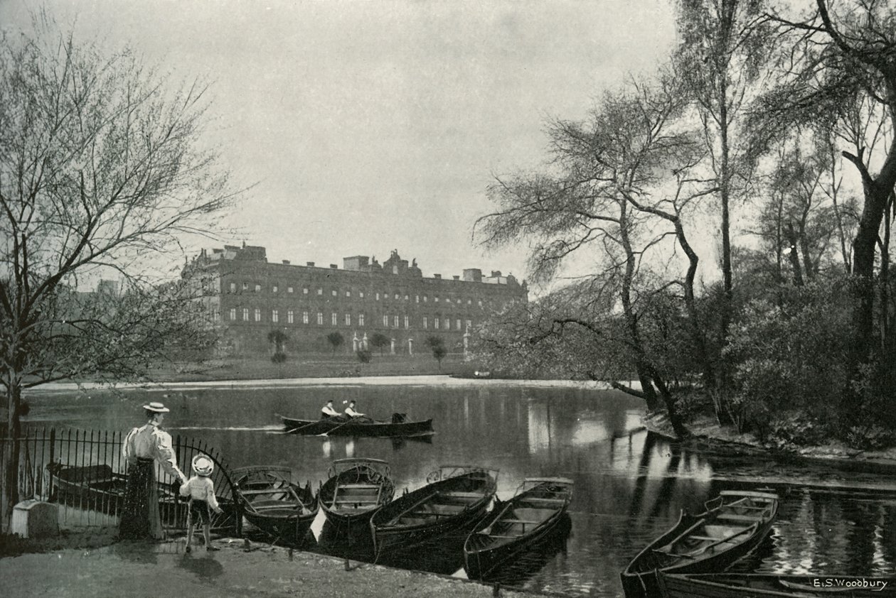 Buckingham Palace, ca. 1897 von E. and S. Woodbury