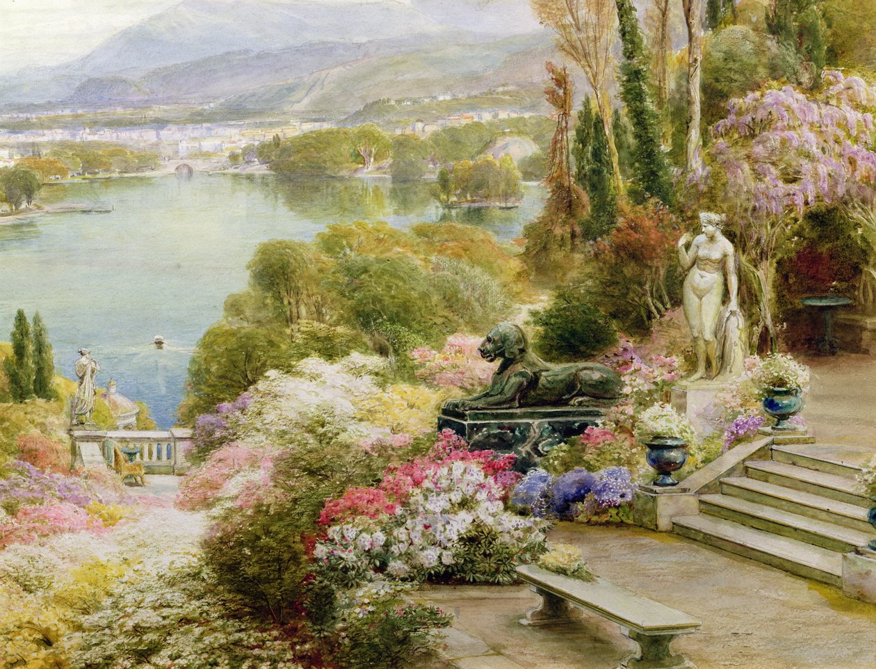 Lago Maggiore (Detail) von Ebenezer Wake Cook