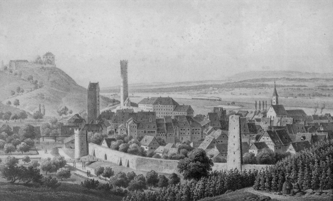 Ravensburg von Nordosten von Eberhard Emminger