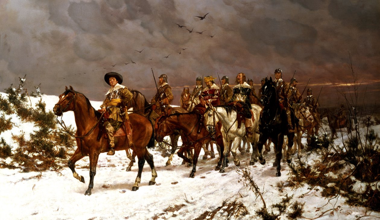 Nach Naseby, 1645 von Edgar Bundy