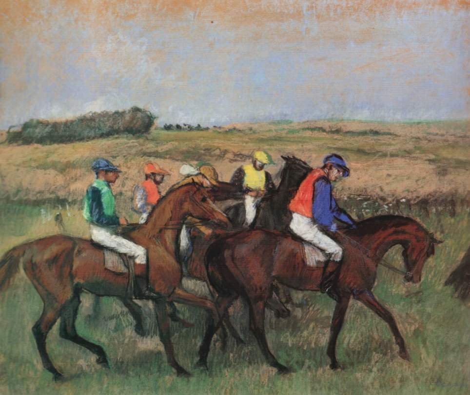 Die Rennen von Edgar Degas