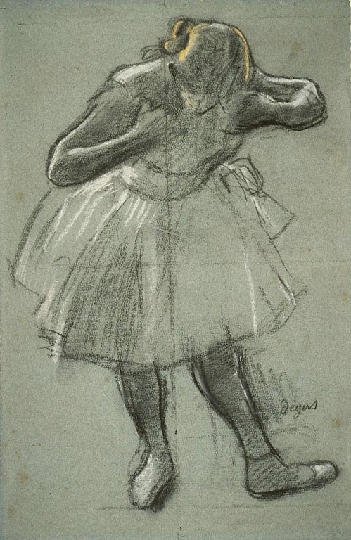 Tänzerin beugt sich vor von Edgar Degas