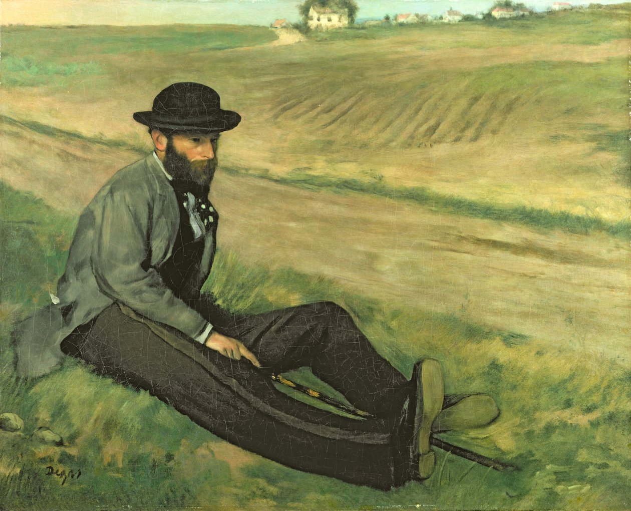 Eugene Manet von Edgar Degas