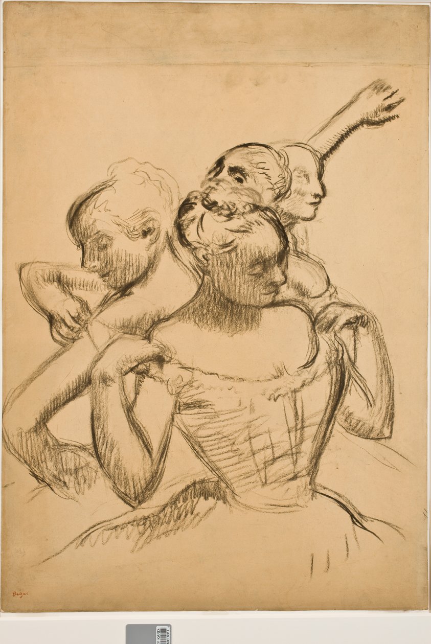 Gruppe von vier Tänzern, ca. 1902 von Edgar Degas