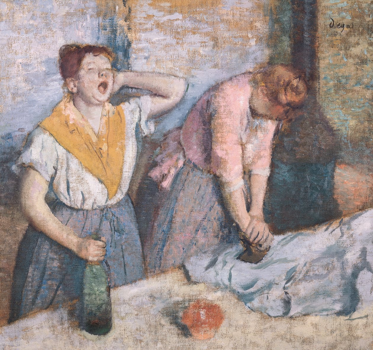 Die Wäscherinnen, ca. 1884 von Edgar Degas