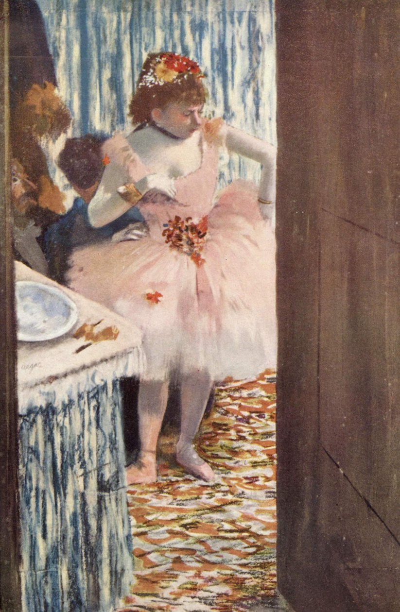 Tänzerin in ihrer Loge von Edgar Degas