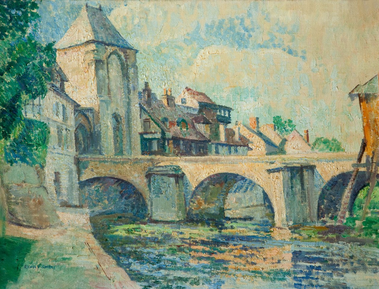 Moret-sur-Loing von Edgar Rowley Smart