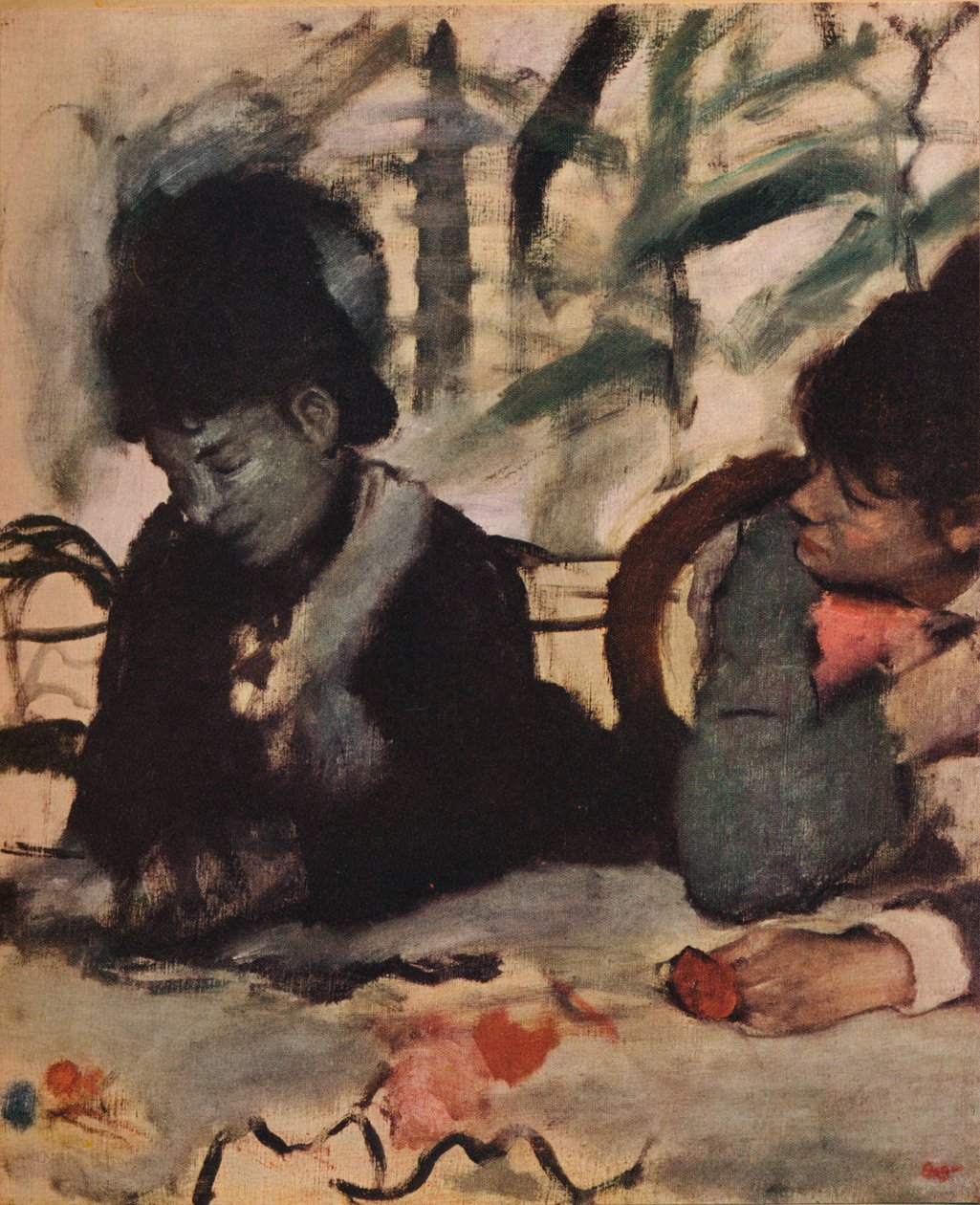 Im Café von Edgar Degas