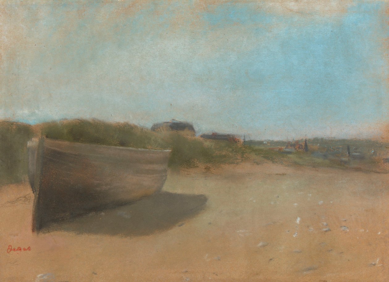 Boot am Strand, ca. 1869 von Edgar Degas