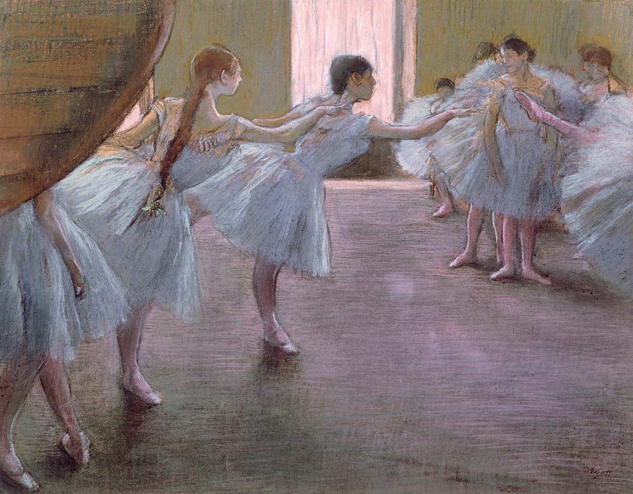 Tänzer bei der Probe von Edgar Degas
