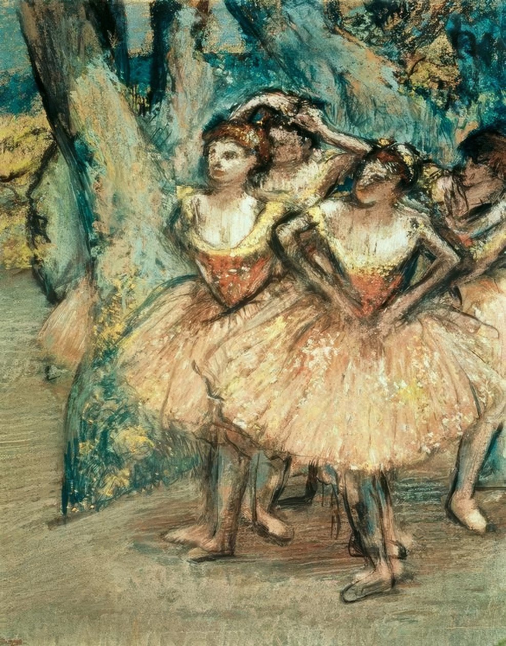 Tänzerinnen in Rosa von Edgar Degas