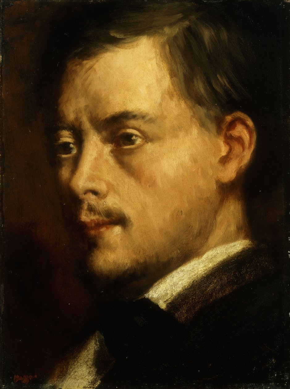 Kopf eines Mannes, ca. 1864 von Edgar Degas