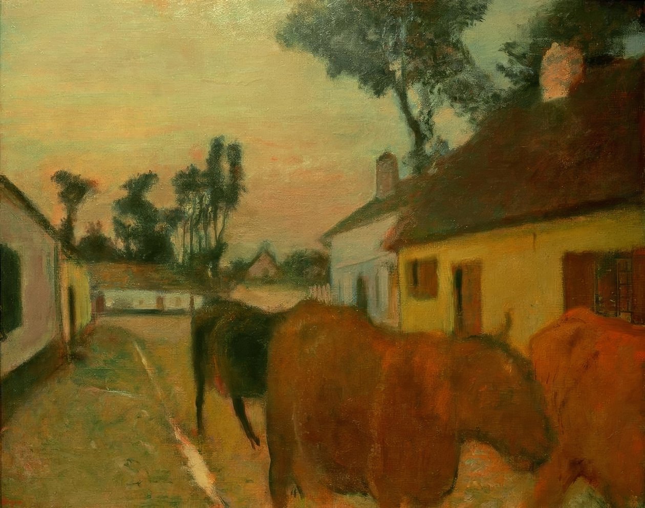 Heimkehr der Herde von Edgar Degas