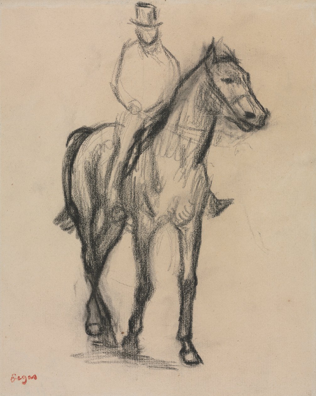 Pferd und Reiter von Edgar Degas