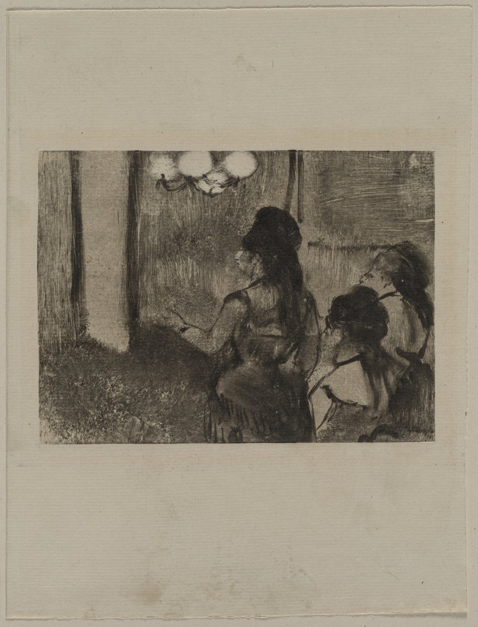 Im Salon, ca. 1880er von Edgar Degas