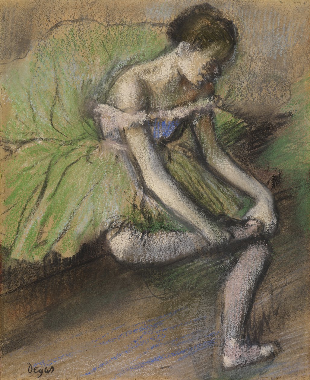 La Jupe Verte, ca. 1896 von Edgar Degas