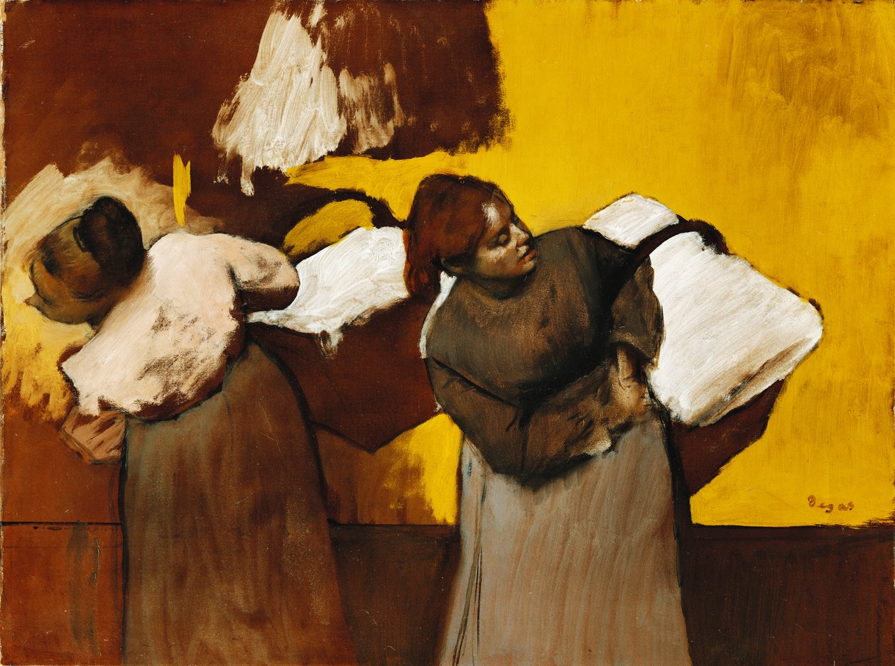 Wäscherinnen, ca. 1876 von Edgar Degas