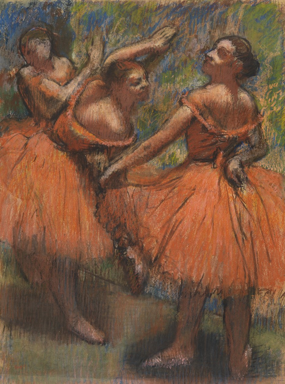 Die roten Röcke von Edgar Degas