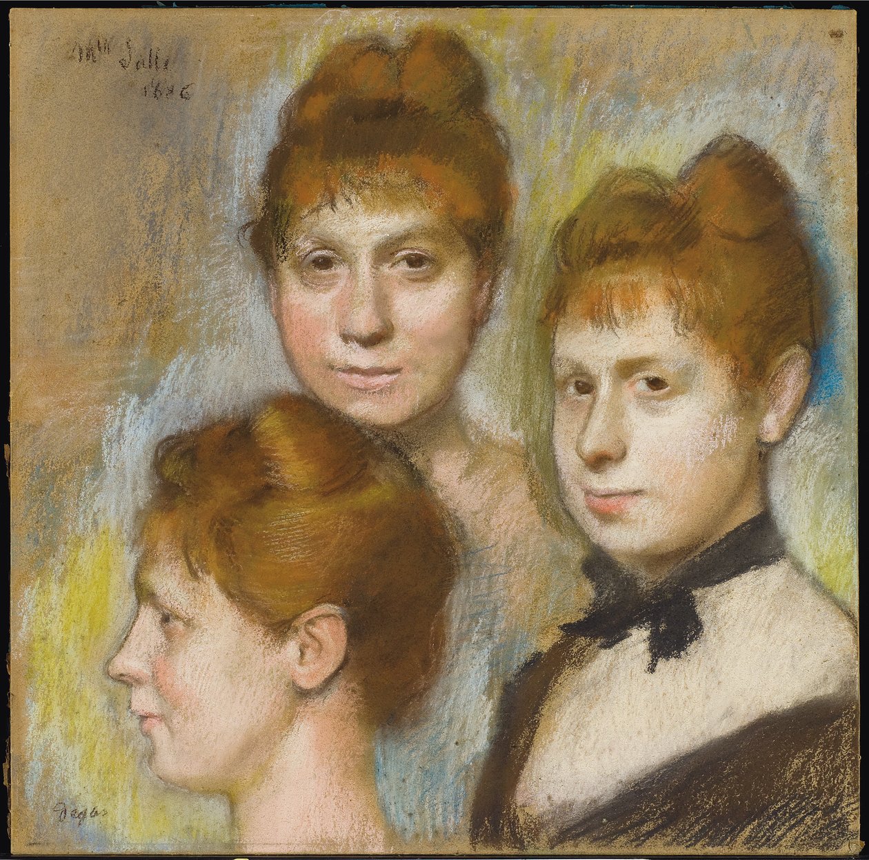 Mademoiselle Salle, 1886 von Edgar Degas