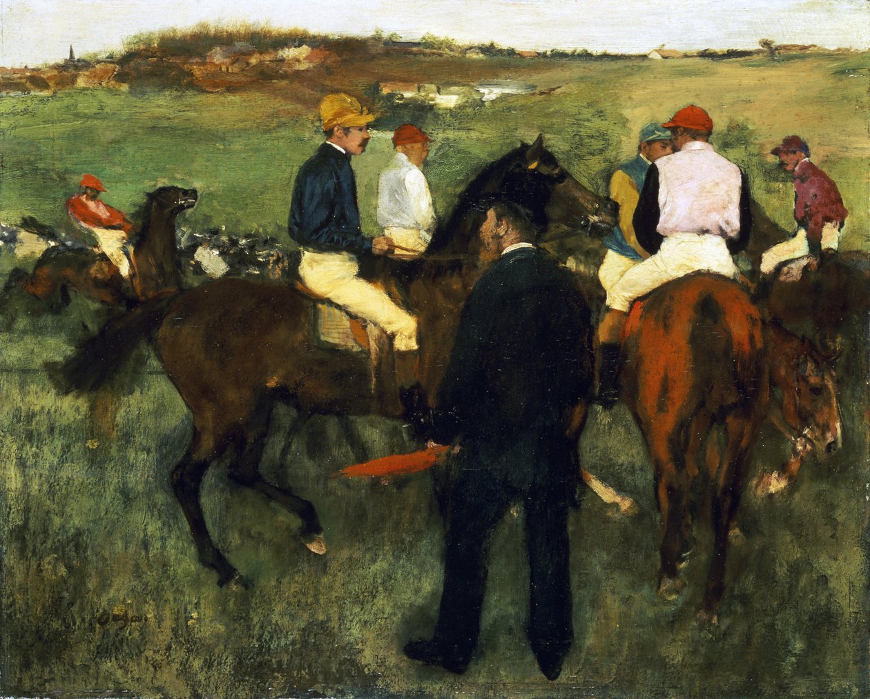 Rennpferde von Edgar Degas