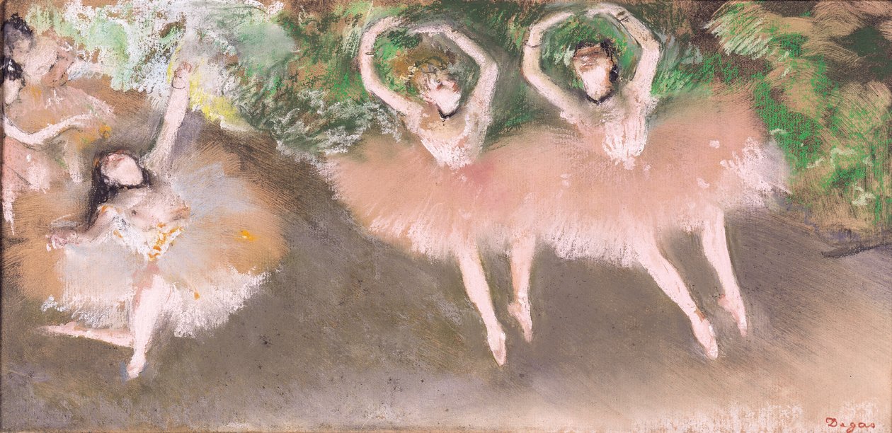 Ballettszene, ca. 1879 von Edgar Degas