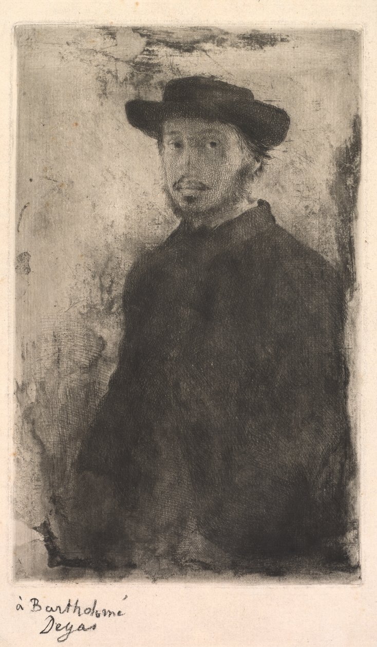 Selbstporträt von Edgar Degas