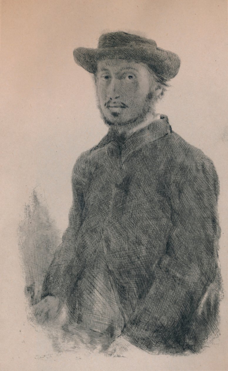 Selbstporträt, ca. 1860er, 1946 von Edgar Degas
