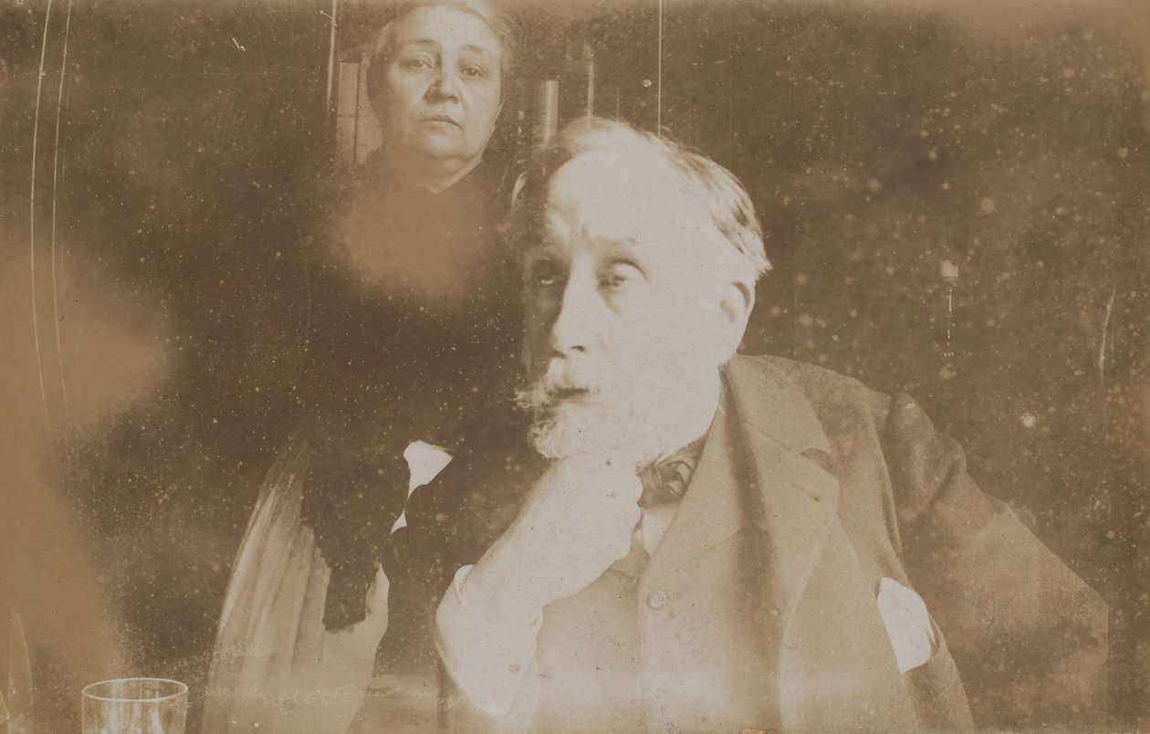 [Selbstporträt mit Zoé Closier] von Edgar Degas