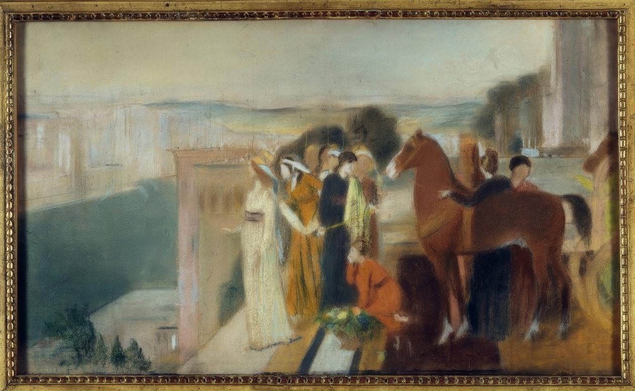Semiramis baut Babylon von Edgar Degas
