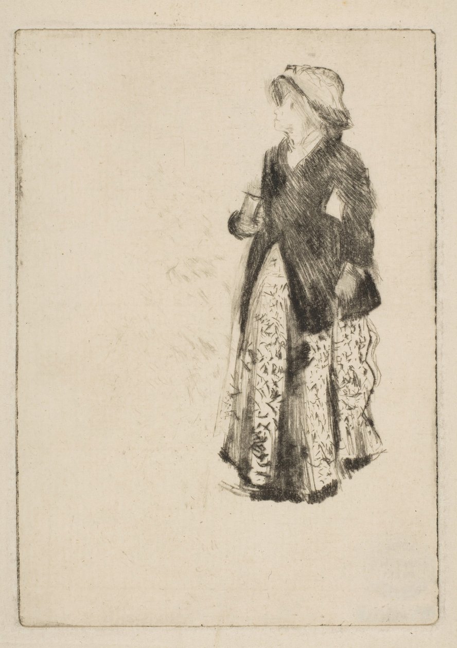 Die Schauspielerin Ellen Andrée von Edgar Degas
