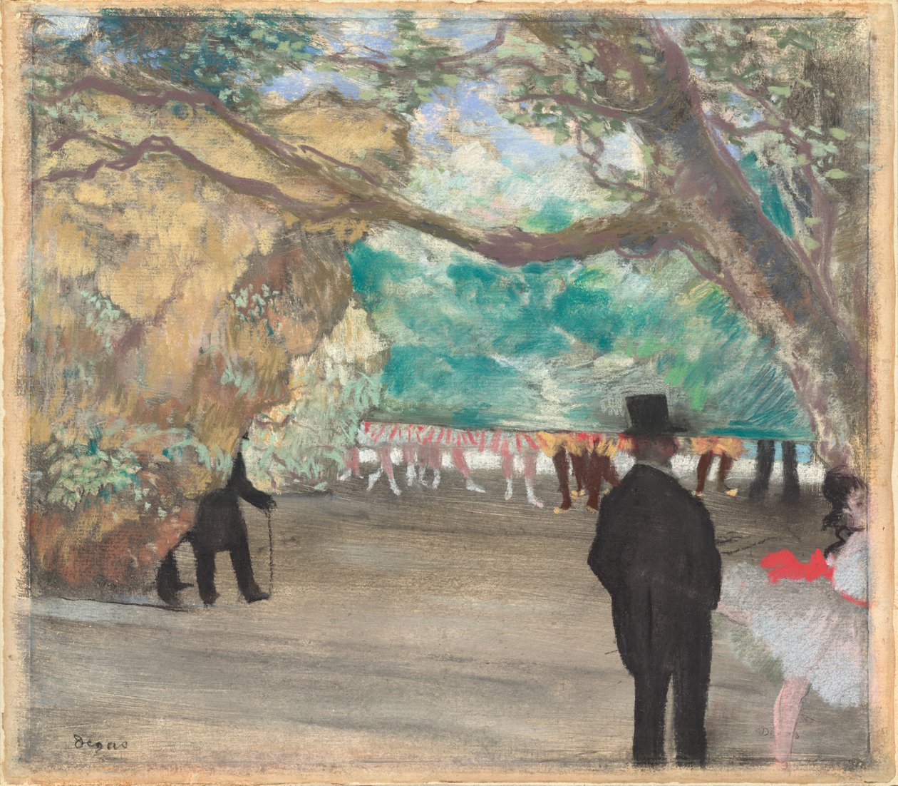 Der Vorhang von Edgar Degas
