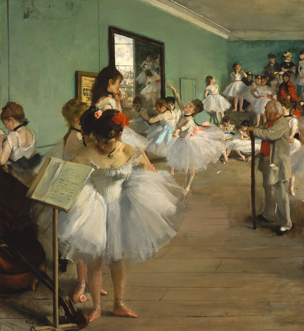 Die Tanzklasse, 1874 von Edgar Degas