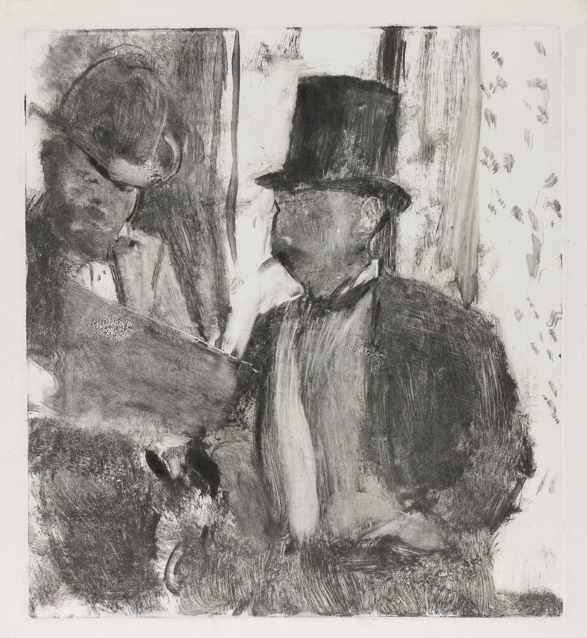 Die beiden Kenner, ca. 1880 von Edgar Degas