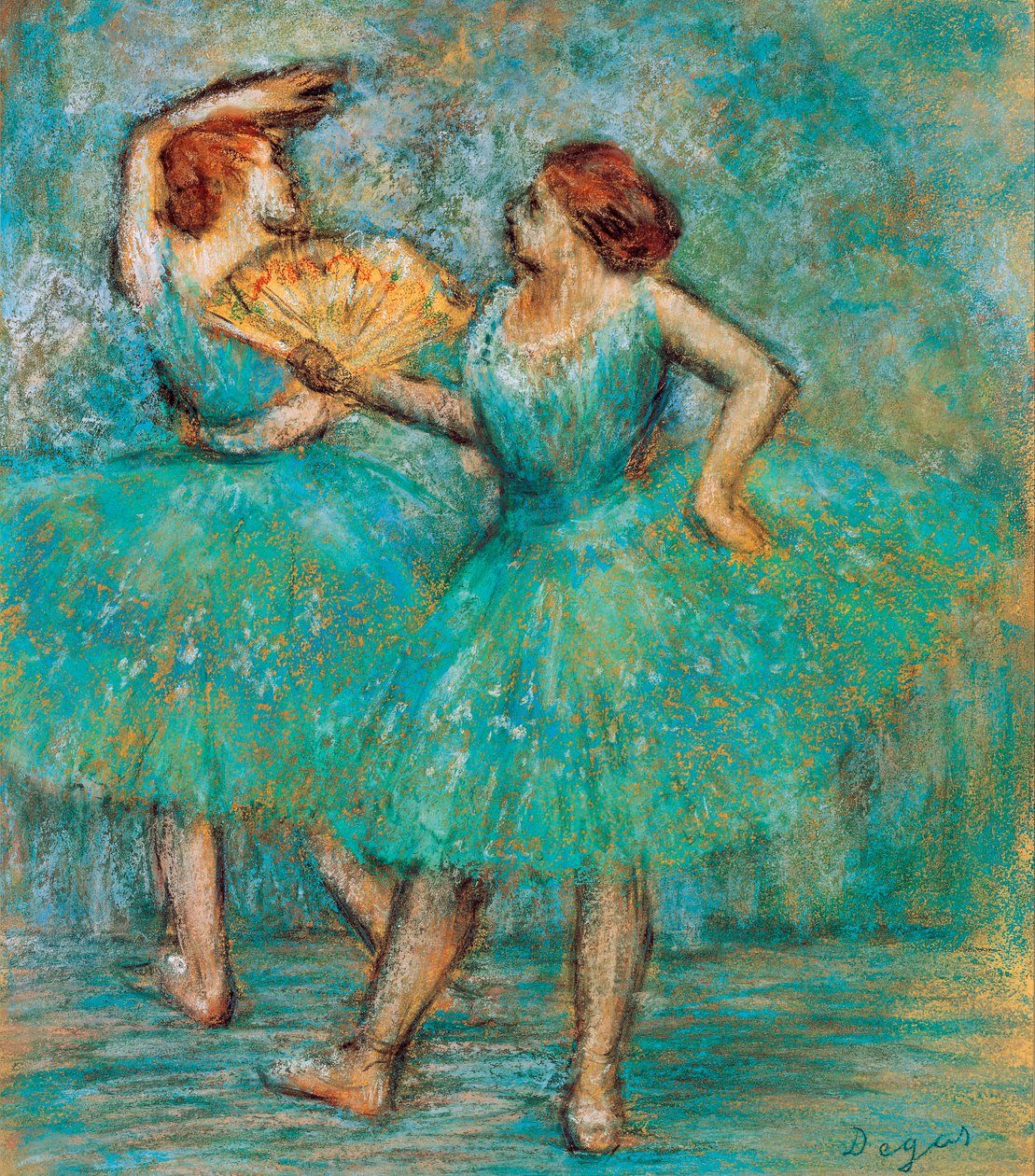 Zwei Tänzer, ca. 1905 von Edgar Degas