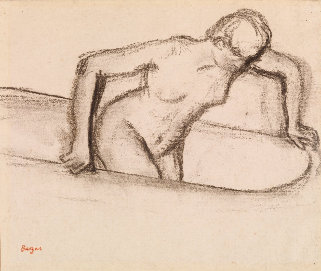 Frau in der Wanne von Edgar Degas