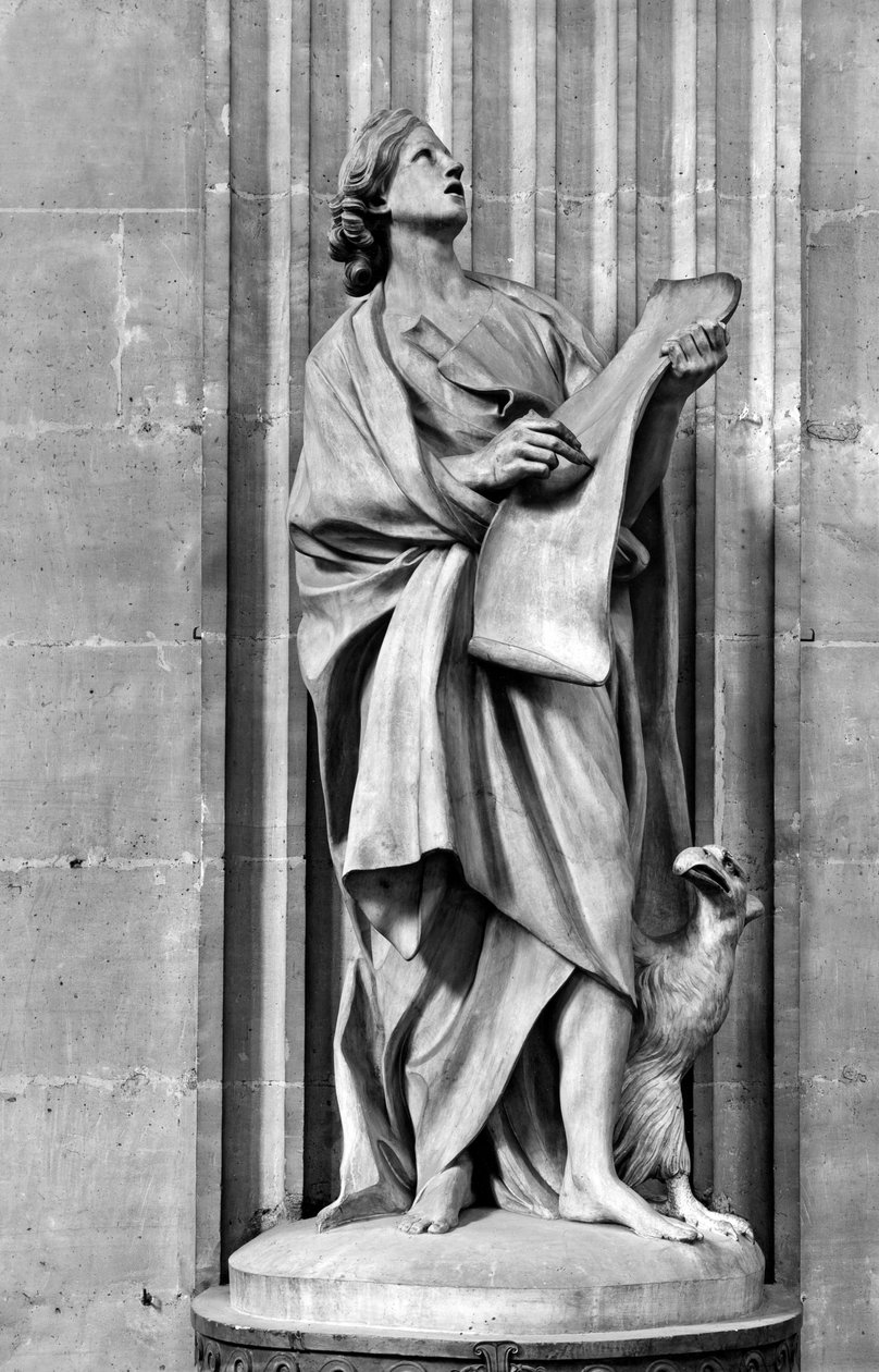 Heiliger Johannes der Evangelist von Edmé Bouchardon